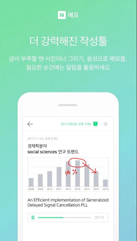 Naver memo app