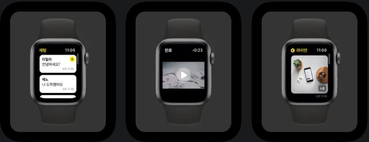 Apple Watch main screen