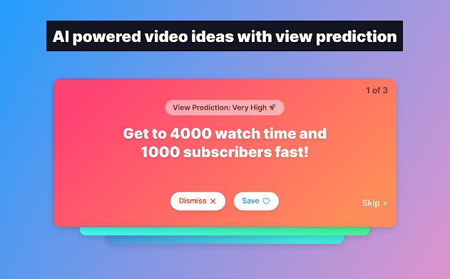 vidIQ Subscriber Prediction